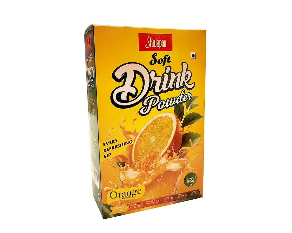 Shwapno Orange Soft Drink Powder 500gm (BIB)