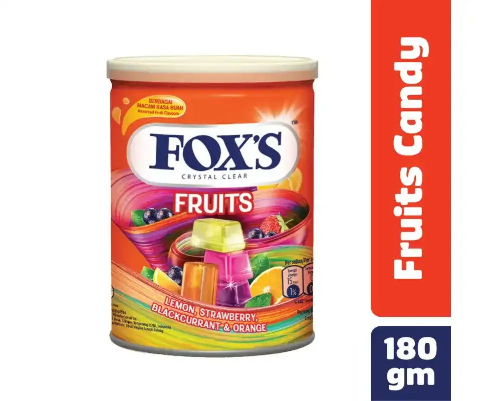 Fox's Crystal Clear Fruits 170(±)10gm