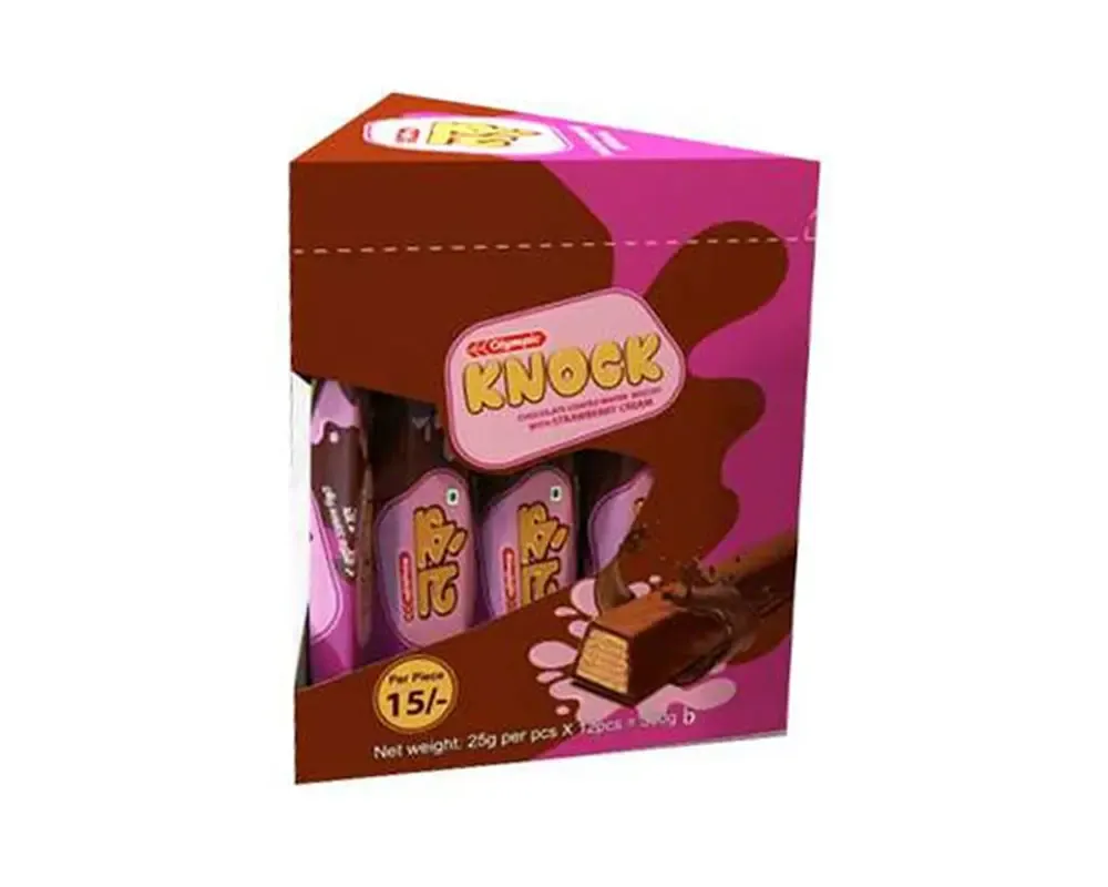 Olympic Knock Strawberry Wafer Biscuit 300gm