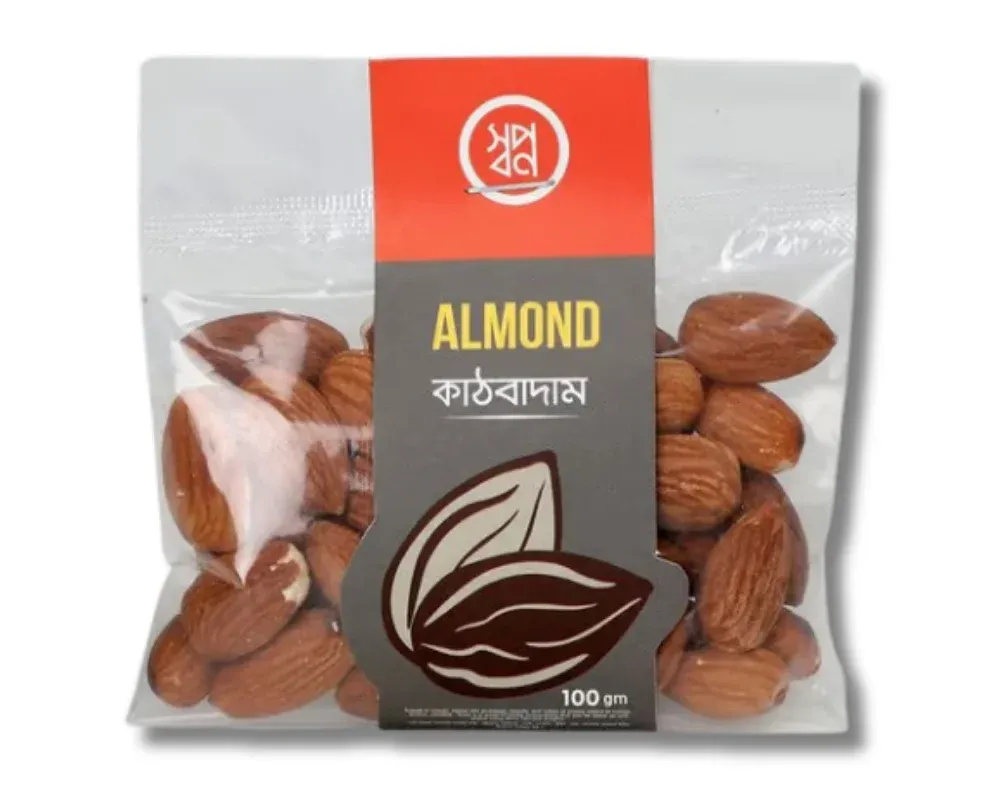 Shwapno Kath Badam (Almond) 100gm