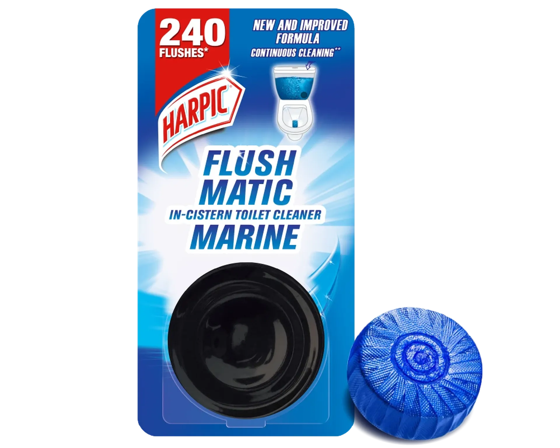 Harpic Flush Matic Marine In Cistern Toilet Cleaner 50gm